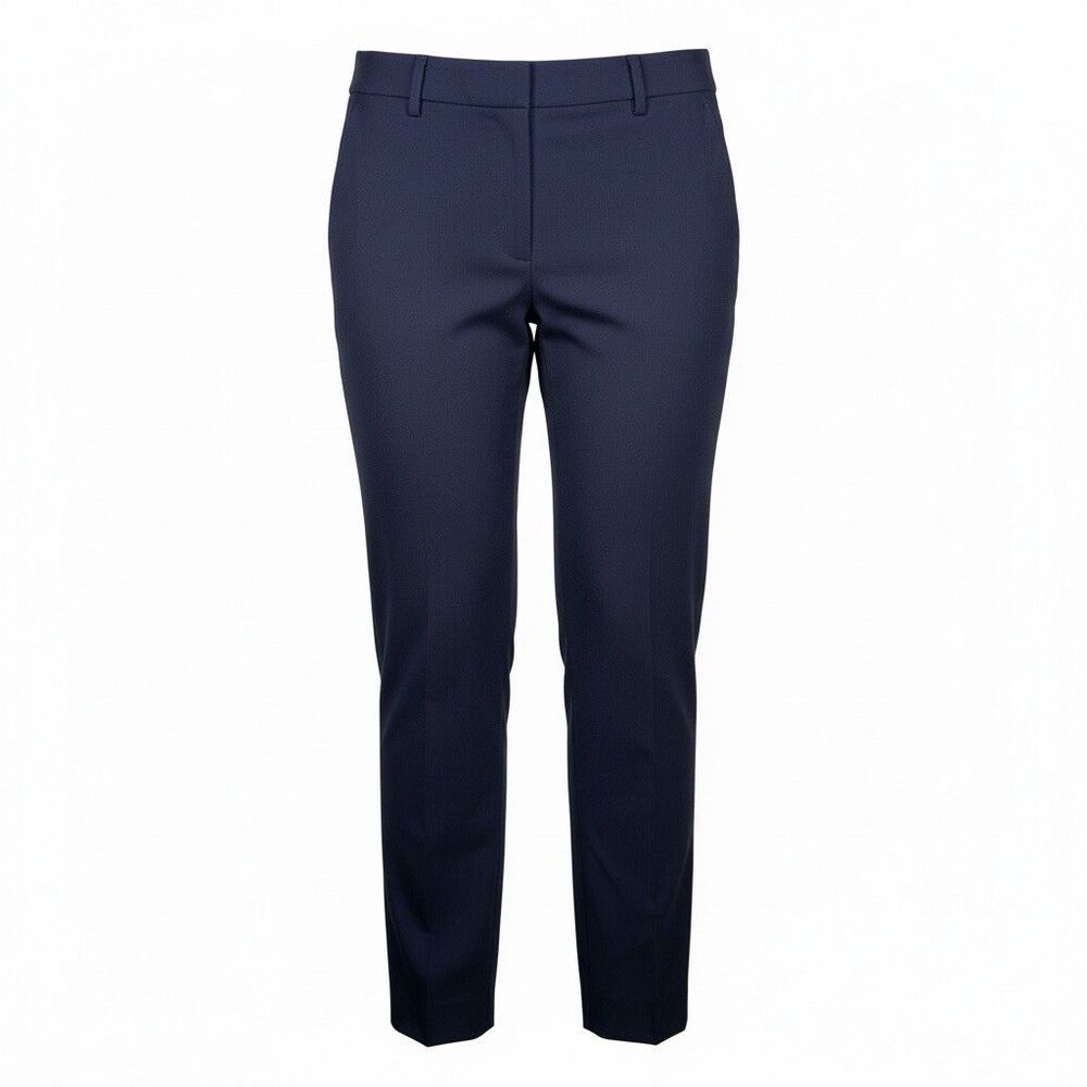 J.Crew Kate Pants Womens 6 Navy Italian Wool Career Ankle Dress Pants